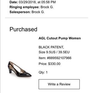 AGL cutout pump - black